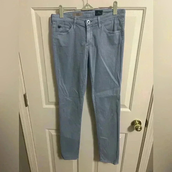 AG Adriano Goldschmied The Stilt Cigarette Leg Denim Jeans Light Wash 27 - Picture 1 of 6